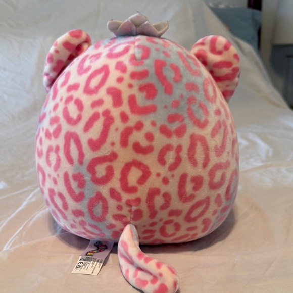 Brandi the Queen Pink Cheetah Squishmallow and Ty 2K Beanie Baby - Picture 3 of 7